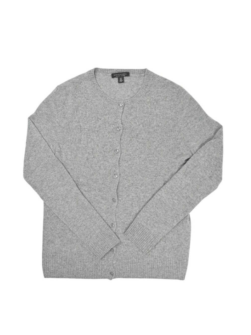 Saks Fifth Avenue Cashmere Cardigan in Gray